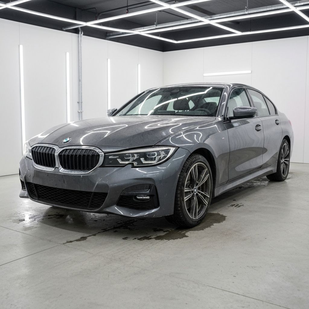 Vorher - Lack mit Kratzern und Swirls