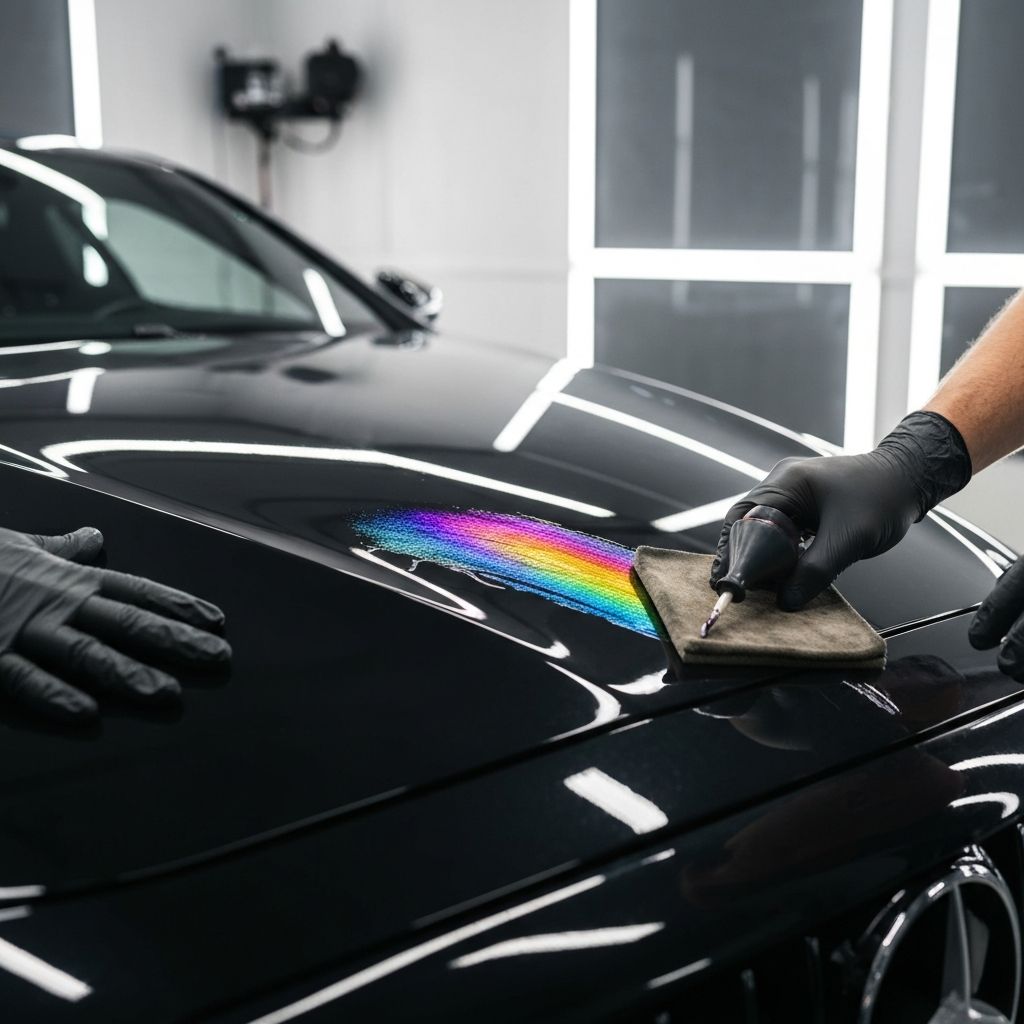 Keramikversiegelung auf Mercedes AMG