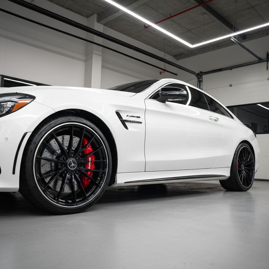 Mercedes AMG Felgen nach Reinigung